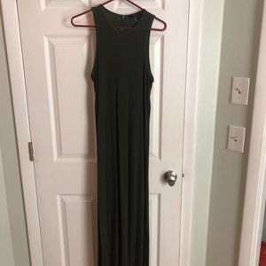 Olive green maxi